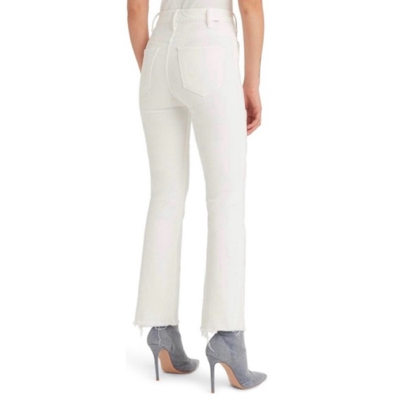MOTHER The Hustler High Waist Fray Hem Ankle Color:Fairest Of Them All - Picture 15 of 15